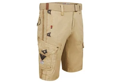 Geographical Norway Cargoshorts Kurze Outdoorhose Basic Herrenshorts mit Gürtel 