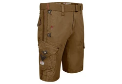 Geographical Norway Cargoshorts Kurze Outdoorhose Basic Herrenshorts mit Gürtel 