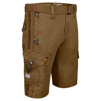 Geographical Norway Cargoshorts Kurze Outdoorhose Basic Herrenshorts mit Gürtel 