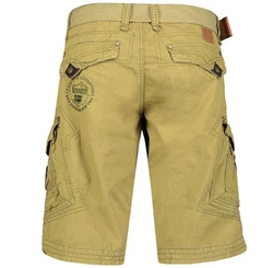 Geographical Norway Cargoshorts Kurze Outdoorhose Basic Herrenshorts mit Gürtel 