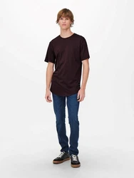 ONLY & SONS T-Shirt ONSMATT Basic (3971) Weinrot