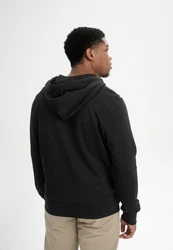 MELA Hoodie Hoodiejacke Reißverschluss DEVADAS Schwarz