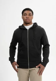 Hoodie Hoodiejacke mit Reiverschluss DEVADAS Aufgesetzte Fronttaschen