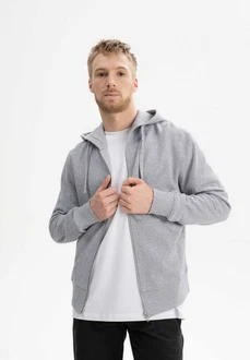 MELA Hoodie Hoodiejacke Reißverschluss DEVADAS Hellgrau/Grau/Hellblau/Dunkelgrau MELA Hoodie Hoodiejacke Reißverschluss DEVADAS Hellgrau/Grau/Hellblau/Dunkelgrau