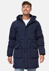 Indicode Winterjacke Dexter Dunkelblau/Blau/Hellblau