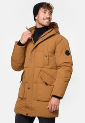Indicode Winterjacke Dexter Beige/Braun