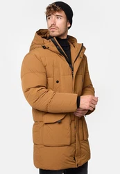 Indicode Winterjacke Dexter Beige/Braun