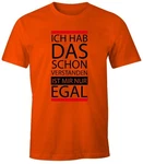 MoonWorks Print-Shirt Herren T-Shirt Orange/Grau/Rot/Gelb MoonWorks Print-Shirt Herren T-Shirt Orange/Grau/Rot/Gelb