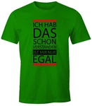 MoonWorks Print-Shirt Herren T-Shirt Grün/Neonfarben/Grau MoonWorks Print-Shirt Herren T-Shirt Grün/Neonfarben/Grau