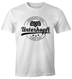 Print-Shirt Chronisch Unterhopft Total Herren T-Shirt Since Ever Fun-Shirt mit Print