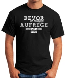MoonWorks Print-Shirt Herren Spruch T-Shirt Beige/Schwarz/Braun/Dunkelrot