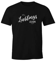Print-Shirt Herren T-Shirt Lieblingssohn Geschenk Familie Kind Kinder Sohn Junge mit Print