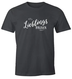 Print-Shirt Herren T-Shirt Lieblingsbruder Geschenk Bruder Familie Geschwister Lieblingsmensch Geschenk-Shirt mit Print