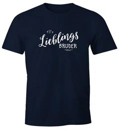 Print-Shirt Herren T-Shirt Lieblingsbruder Geschenk Bruder Familie Geschwister Lieblingsmensch Geschenk-Shirt mit Print