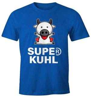 MoonWorks Print-Shirt Tier-Motiv Super Kuhl Fun-Shirt MoonWorks Print-Shirt Tier-Motiv Super Kuhl Fun-Shirt