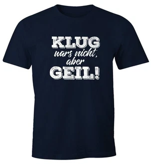 MoonWorks Print-Shirt Herren T-Shirt mit Spruch Fun-Shirt
