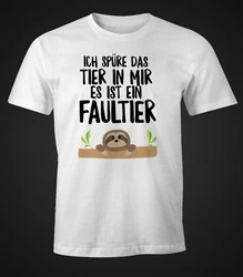 MoonWorks Herren T-Shirt Ich spre das Tier in mir 