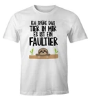 MoonWorks Herren T-Shirt Ich spre das Tier in mir 