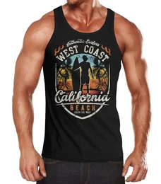 Tanktop Liges Surfer Tank-Top California Beach Westcoast mit Print