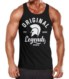 Tanktop Gladiator Sparta Fighter Original Legends Streetwear Herren Tanktop mit Print