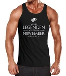 MoonWorks Tanktop Herren Fun-Shirt mit Print Braun/Grün/Schwarz/Dunkelblau/Gelb MoonWorks Tanktop Herren Fun-Shirt mit Print Braun/Grün/Schwarz/Dunkelblau/Gelb