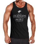 MoonWorks Tanktop Herren Fun-Shirt mit Print Gelb/Braun/Schwarz/Dunkelblau MoonWorks Tanktop Herren Fun-Shirt mit Print Gelb/Braun/Schwarz/Dunkelblau