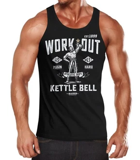 Neverless Tanktop Herren Kettle-Bell Fitness