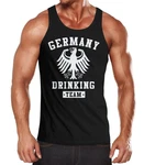 MoonWorks Tanktop Deutschland Herren Team Adler Creme/Schwarz/Rot