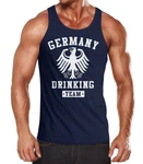 MoonWorks Tanktop Deutschland Herren Team Adler Dunkelblau/Blau