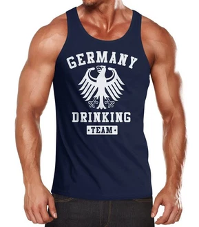 MoonWorks Tanktop Deutschland Herren Team Adler Dunkelblau/Blau MoonWorks Tanktop Deutschland Herren Team Adler Dunkelblau/Blau