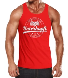 MoonWorks Tanktop Chronisch Unterhopft Rot