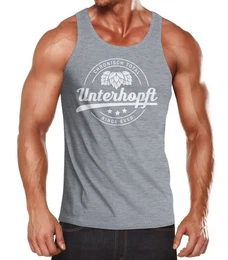 Tanktop Chronisch Unterhopft Tank-Top Chronisch Unterhopft since ever mit Print