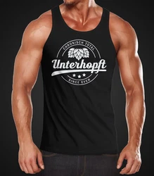 MoonWorks Tanktop Chronisch Unterhopft Schwarz/Braun/Grün/Rot