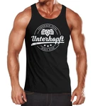 MoonWorks Tanktop Chronisch Unterhopft Schwarz/Braun/Grün/Rot