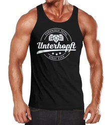 MoonWorks Tanktop Chronisch Unterhopft Schwarz/Braun/Grün/Rot