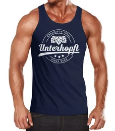 Tanktop Chronisch Unterhopft Tank-Top Chronisch Unterhopft since ever mit Print