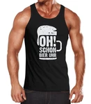 MoonWorks Tanktop mit Print Schwarz/Braun/Weiß/Rosa