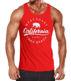 Tanktop Herren Tank-Top California Republic Muskelshirt Muscle Shirt mit Print