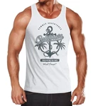Neverless Tanktop Herren Tank-Top Weiß/Dunkelblau/Blau/Creme/Türkis/Dunkelgrau
