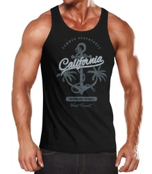Neverless Tanktop Herren Tank-Top Schwarz/Dunkelblau/Blau/Rot