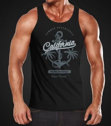Neverless Tanktop Herren Tank-Top Schwarz/Dunkelblau/Blau/Rot