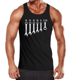 Tanktop Herren Tanktop Bierffner Flaschenffner Schraubenschlssel Muskelshirt Achselshirt mit Print
