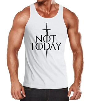 MoonWorks Tanktop Herren Not Today Sprüche Serie Zitat MoonWorks Tanktop Herren Not Today Sprüche Serie Zitat