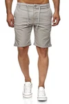 Reslad Leinenhose Kurze Hose Herren Leinen-Shorts Khaki/Beige/Grau