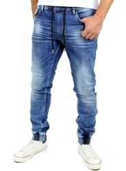 Reslad Jeans Jogginghose Jogger RS-2073 Blau