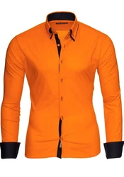 Reslad Langarm Hemd Alabama RS-7050 Orange