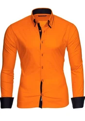 Reslad Langarm Hemd Alabama RS-7050 Orange