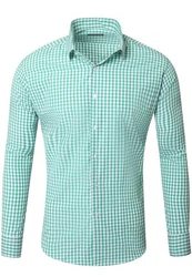 Reslad Businesshemd RS-7007 Grün/Hellblau/Türkis