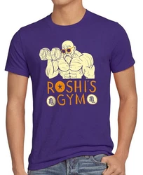 style3 T-Shirt Roshis Gym Lila/Dunkelgrau/Fliederfarben/Rot
