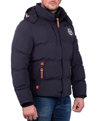 Geographical Norway Winterjacke Herren Outdoor Jacke baverveine Weiß/Orange/Hellblau/Creme/Braun
